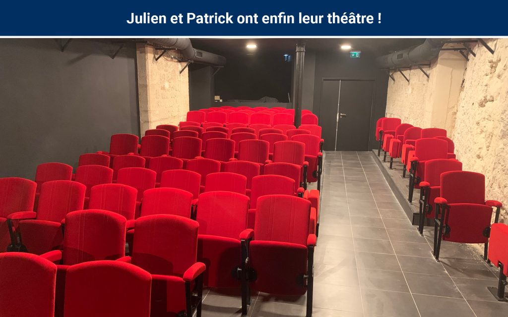 Gradins et salle du théâtre L'Oriflamme – 91 fauteuils, Avignon